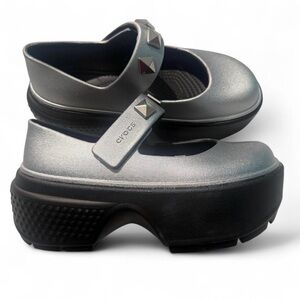 CROCS Black Textured Sole Footwear